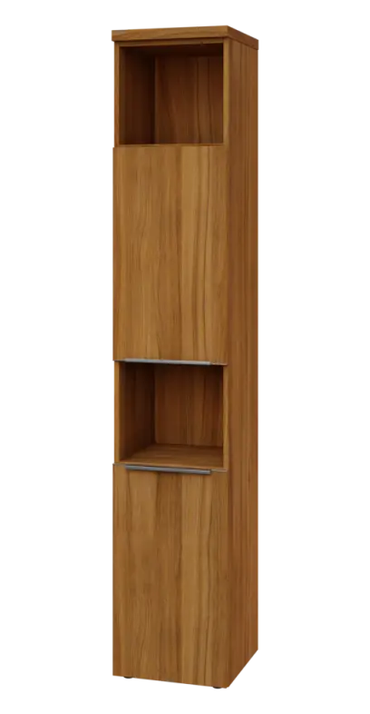 SIN 6 - 42DN2 kancelářská skříň, 2-dveřová/nika, levá, 2170x400x400, ořech světlý